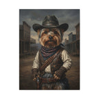 "The Wrangler" - Golden Sunset Rustic Custom Pet Portrait