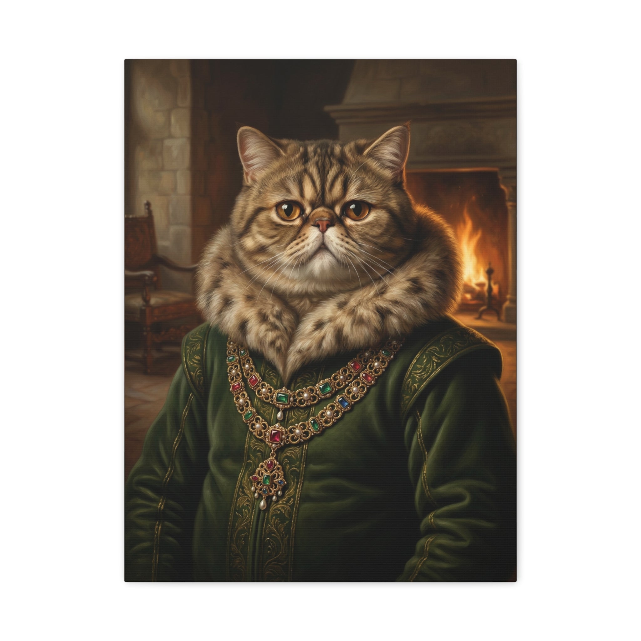 "The Count" - Noble Aristocrat Custom Pet Canvas A