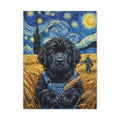 "Golden Wheatfield" - Rustic Ochre Custom Pet Portrait