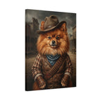 "The Outlaw" - Desert Canyon Bandit Custom Pet Canvas