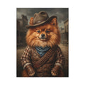"The Outlaw" - Desert Canyon Bandit Custom Pet Canvas