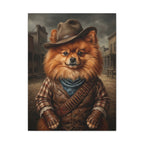 "The Outlaw" - Desert Canyon Bandit Custom Pet Canvas