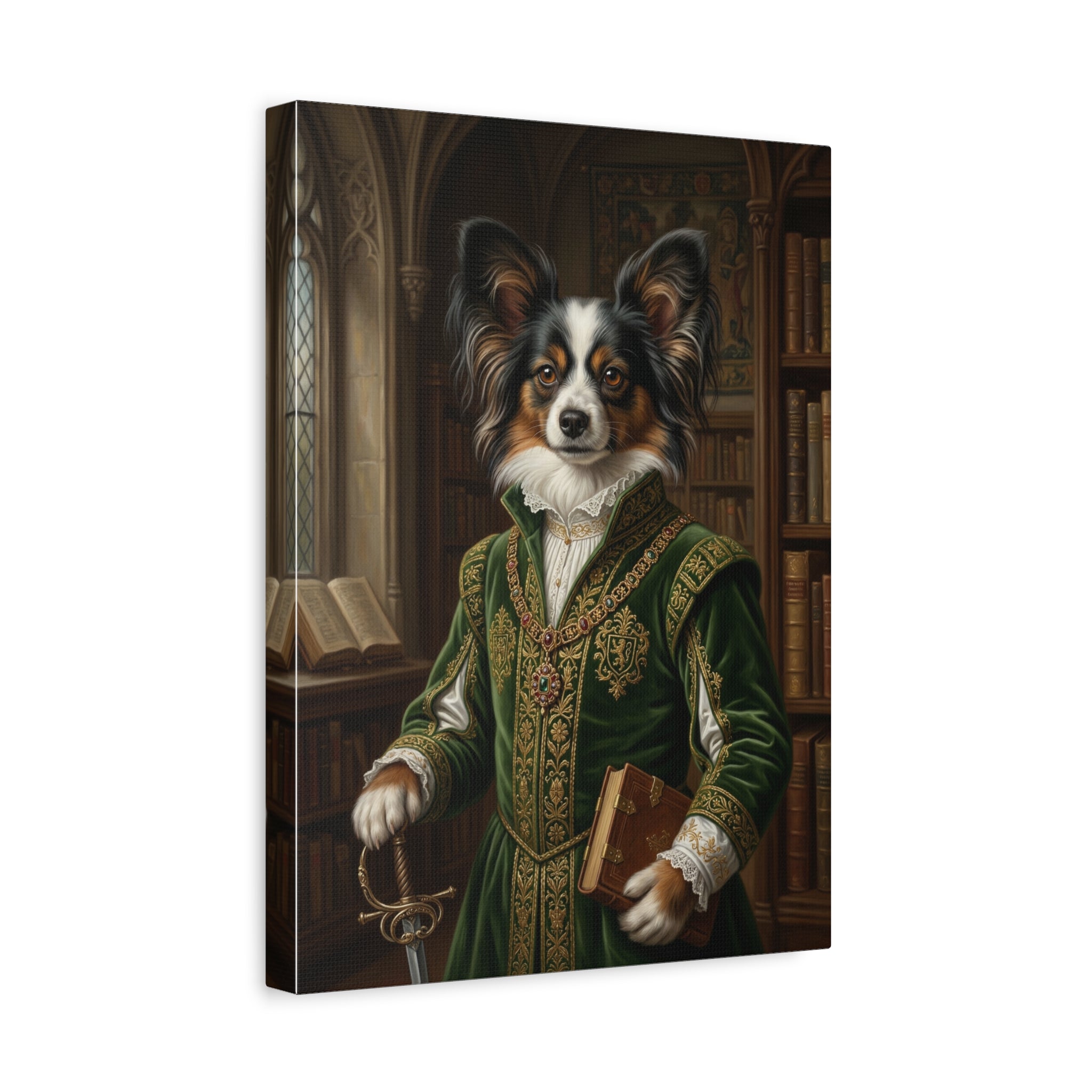 "The Count" - Noble Aristocrat Custom Pet Canvas