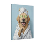 "The Serenity Seeker" - Serene Spa Bathrobe Custom Portrait