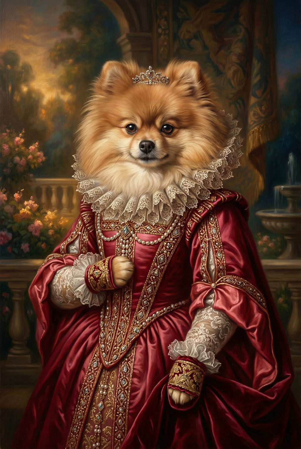 "The Count" - Noble Aristocrat Custom Pet Canvas A