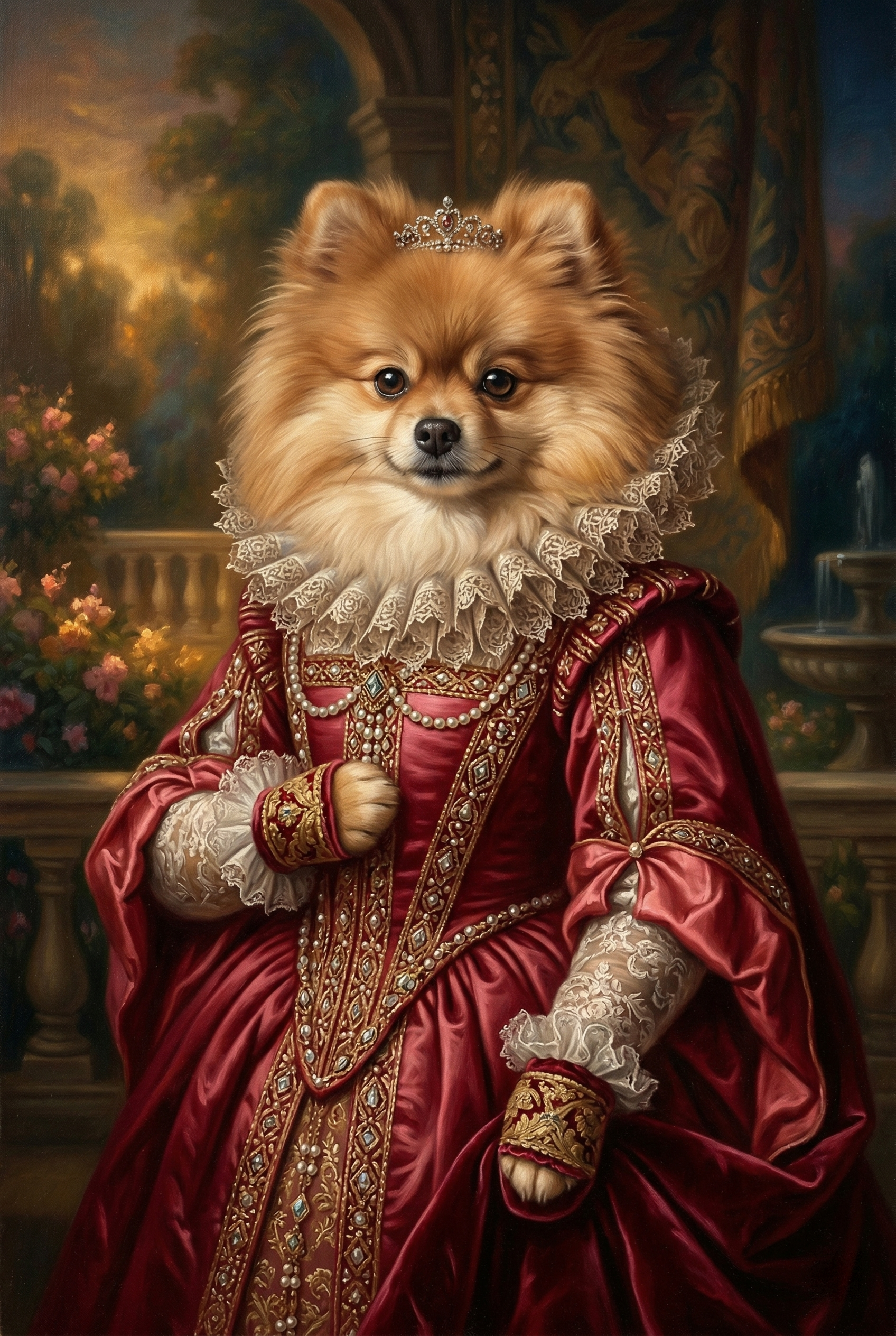 "The Count" - Noble Aristocrat Custom Pet Canvas A