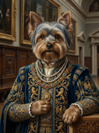 "The Duke" - Custom High Nobility Renaissance Pet Portrait
