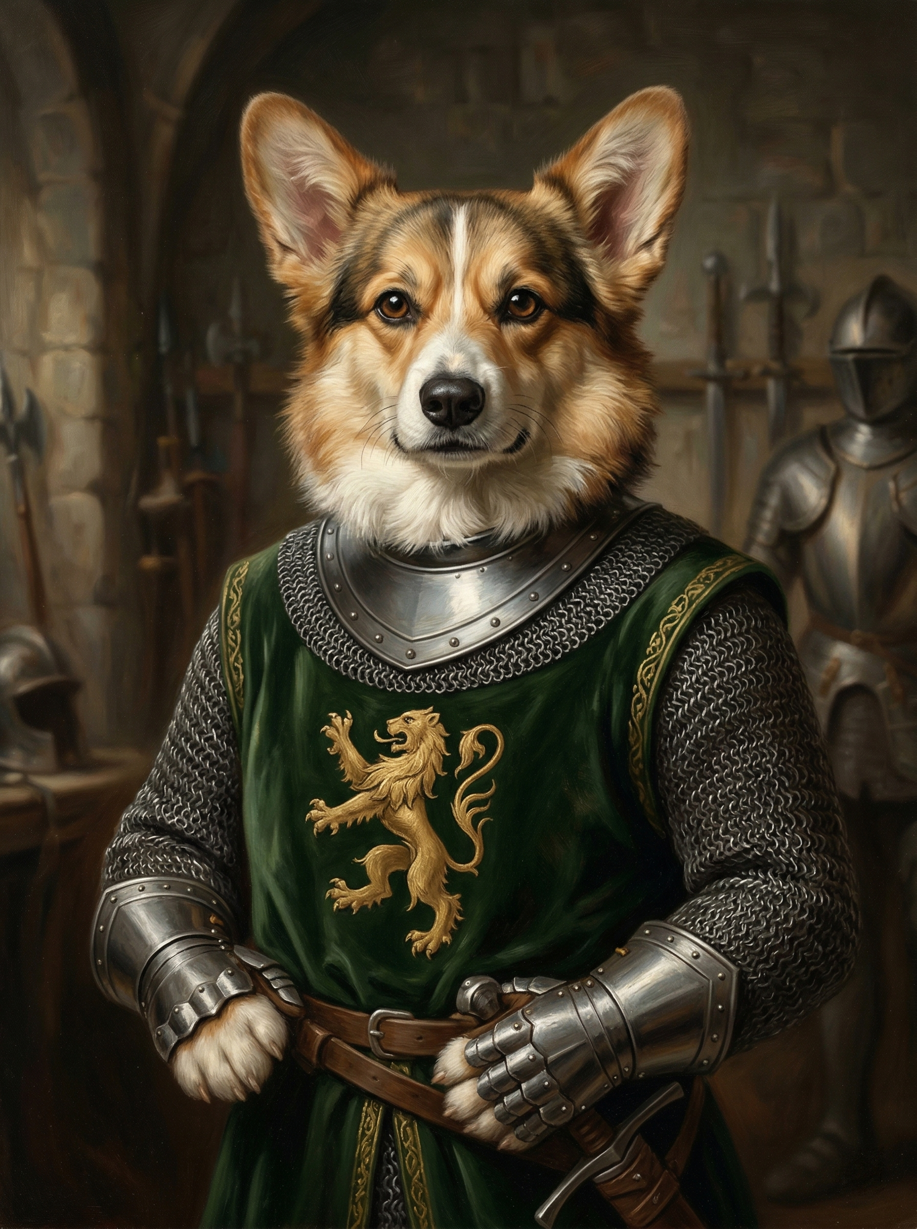 "The Count" - Noble Aristocrat Custom Pet Canvas A