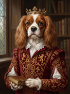 "The Duchess" - Elegant Royal Renaissance Pet Canvas