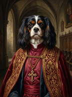 "The Count" - Noble Aristocrat Custom Pet Canvas
